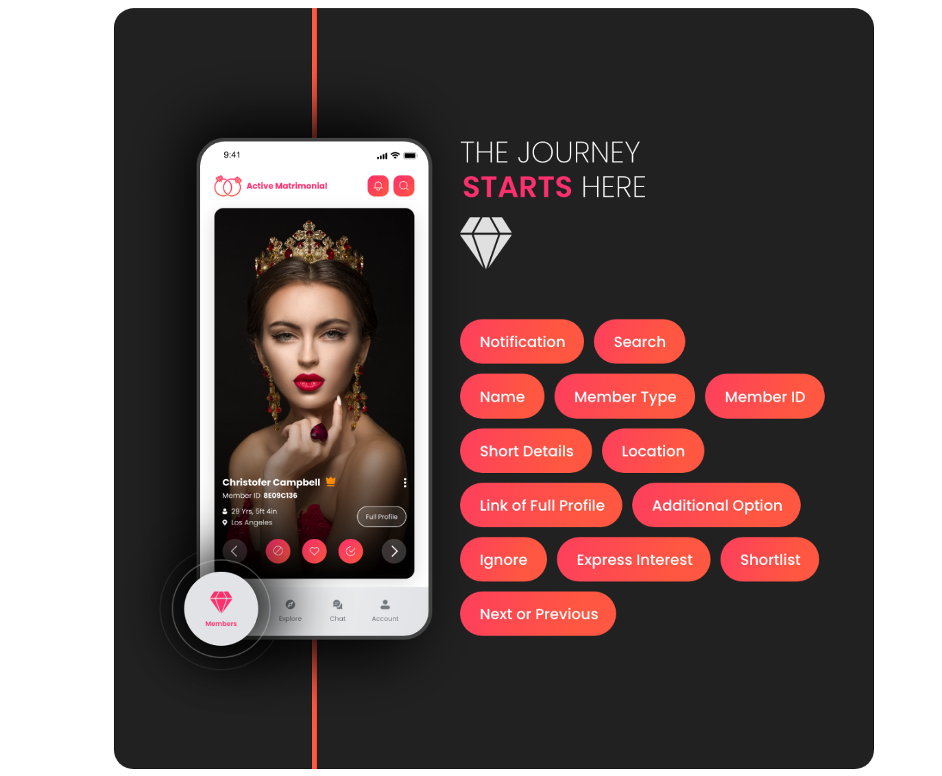 Active Matrimonial Flutter App